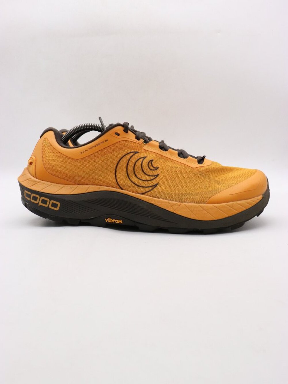 Topo Athletic MTN Racer 3 Men's 11 Mango Espresso Trail Running Hiking Shoes